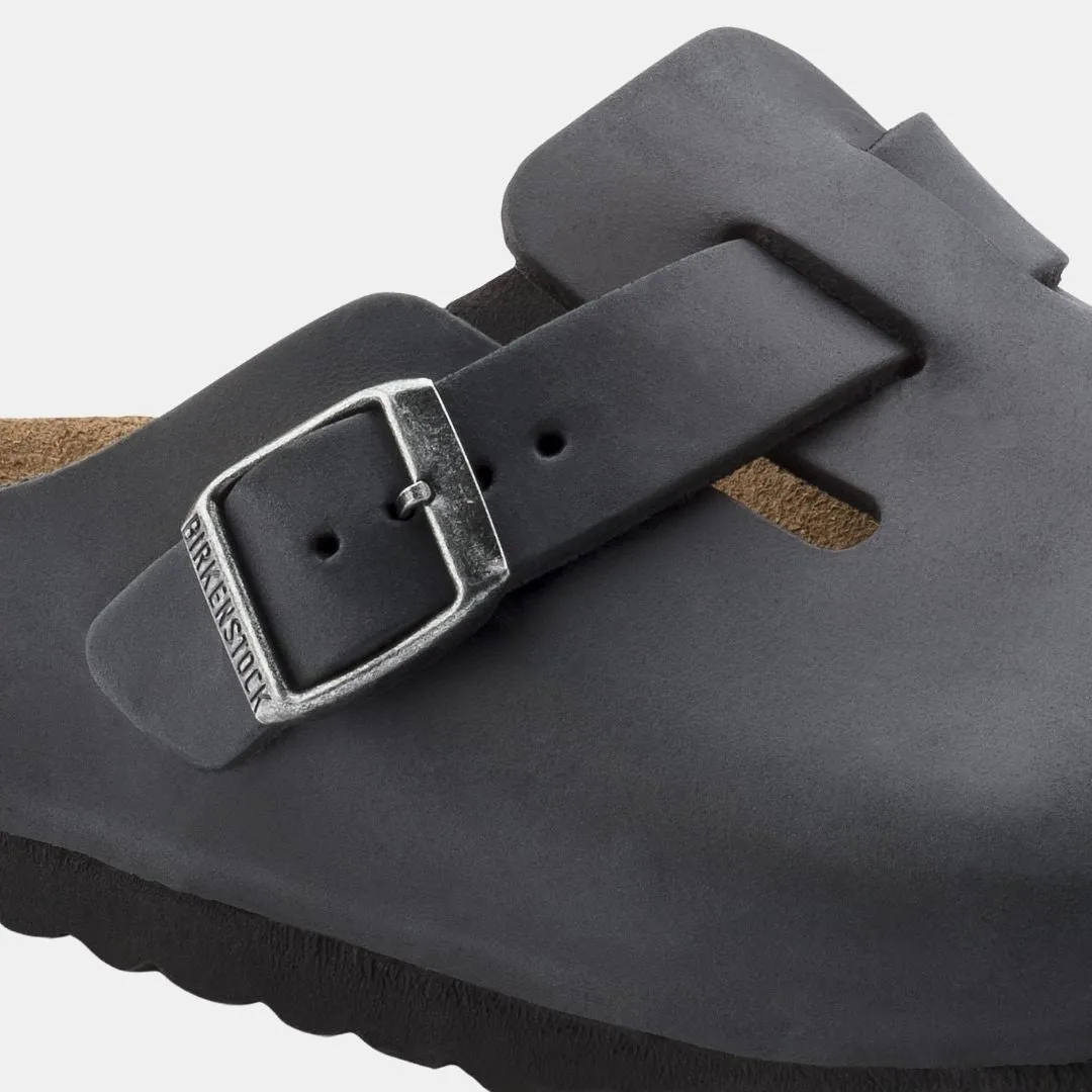 Birkenstock Boston Oiled Leather Women's Black