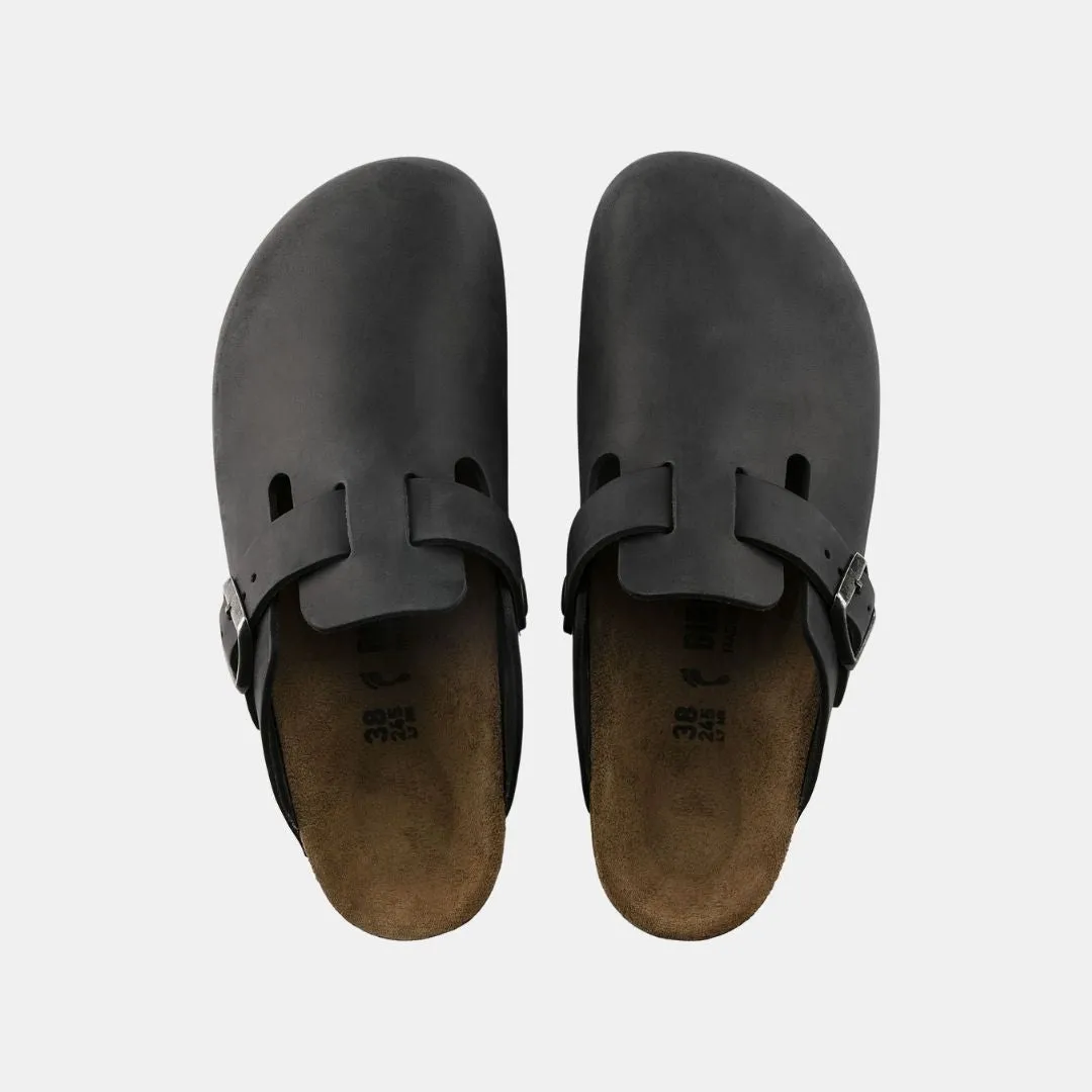 Birkenstock Boston Oiled Leather Women's Black