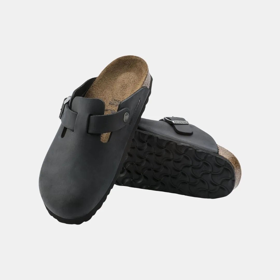 Birkenstock Boston Oiled Leather Women's Black