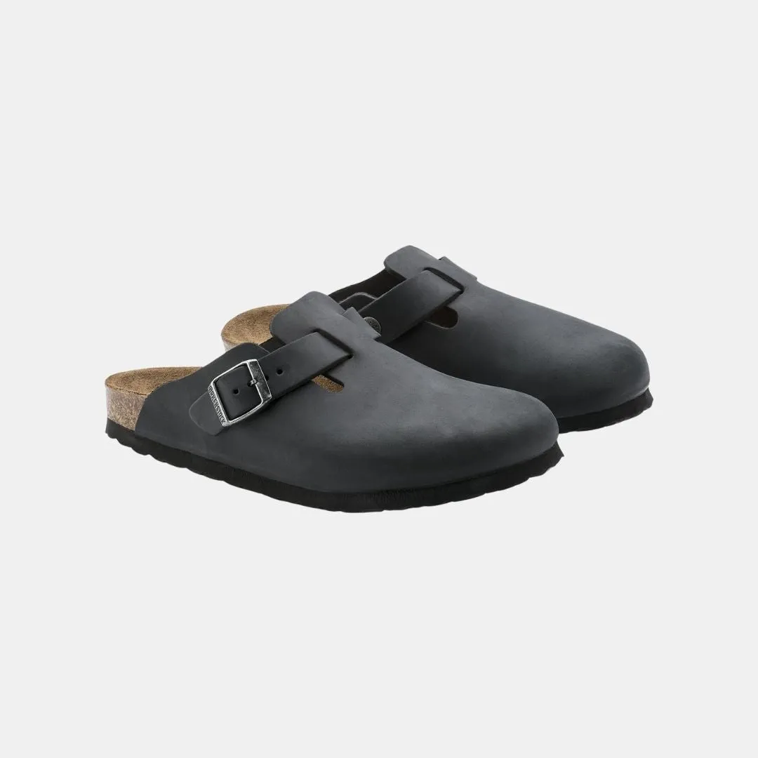 Birkenstock Boston Oiled Leather Women's Black