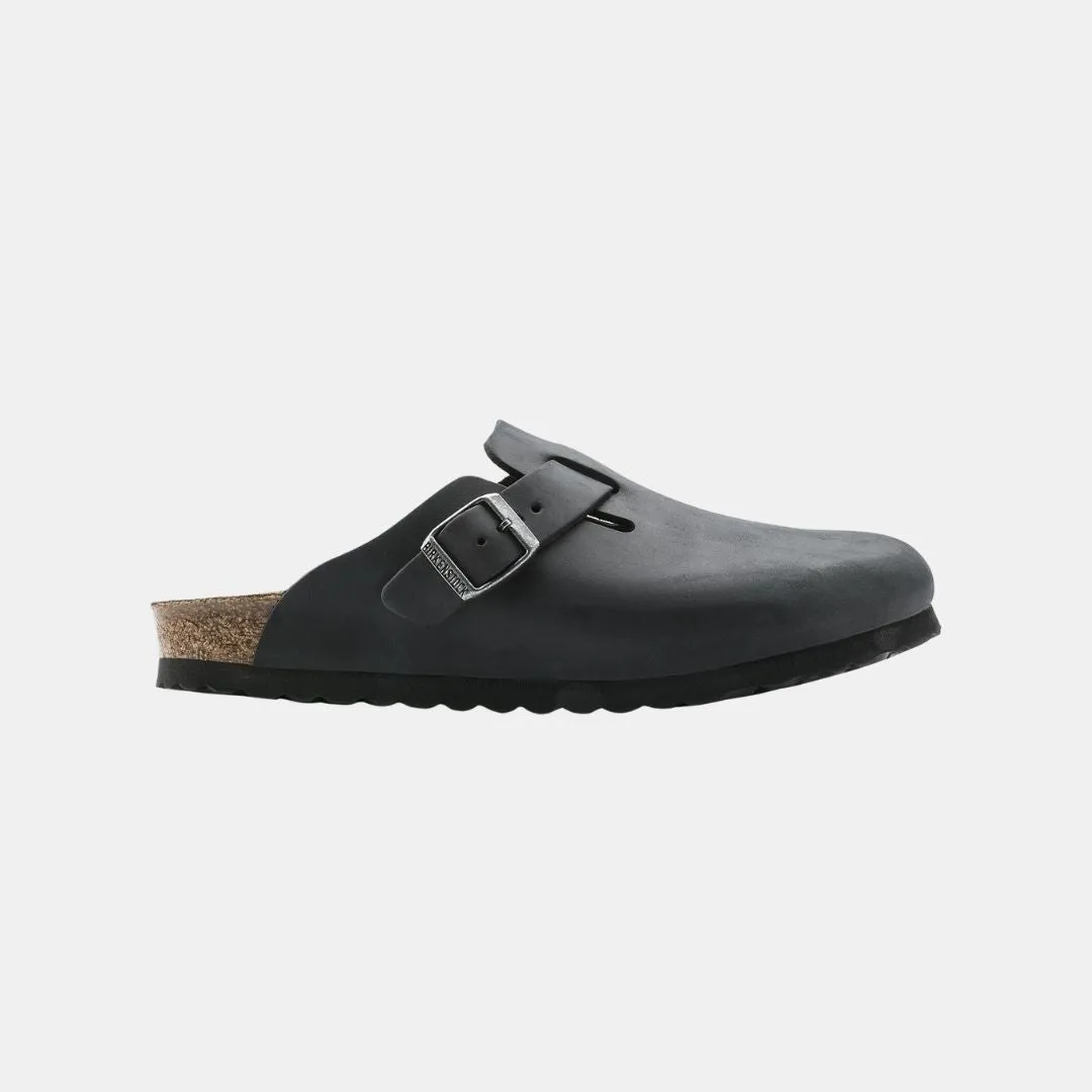 Birkenstock Boston Oiled Leather Women's Black