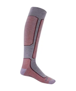 Icebreaker Ski  Light OTC Women's Sock - Purple Gaze/Go Berry