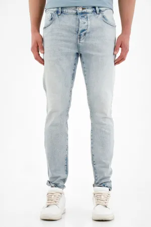 Jean azul Skinny tono claro para hombre