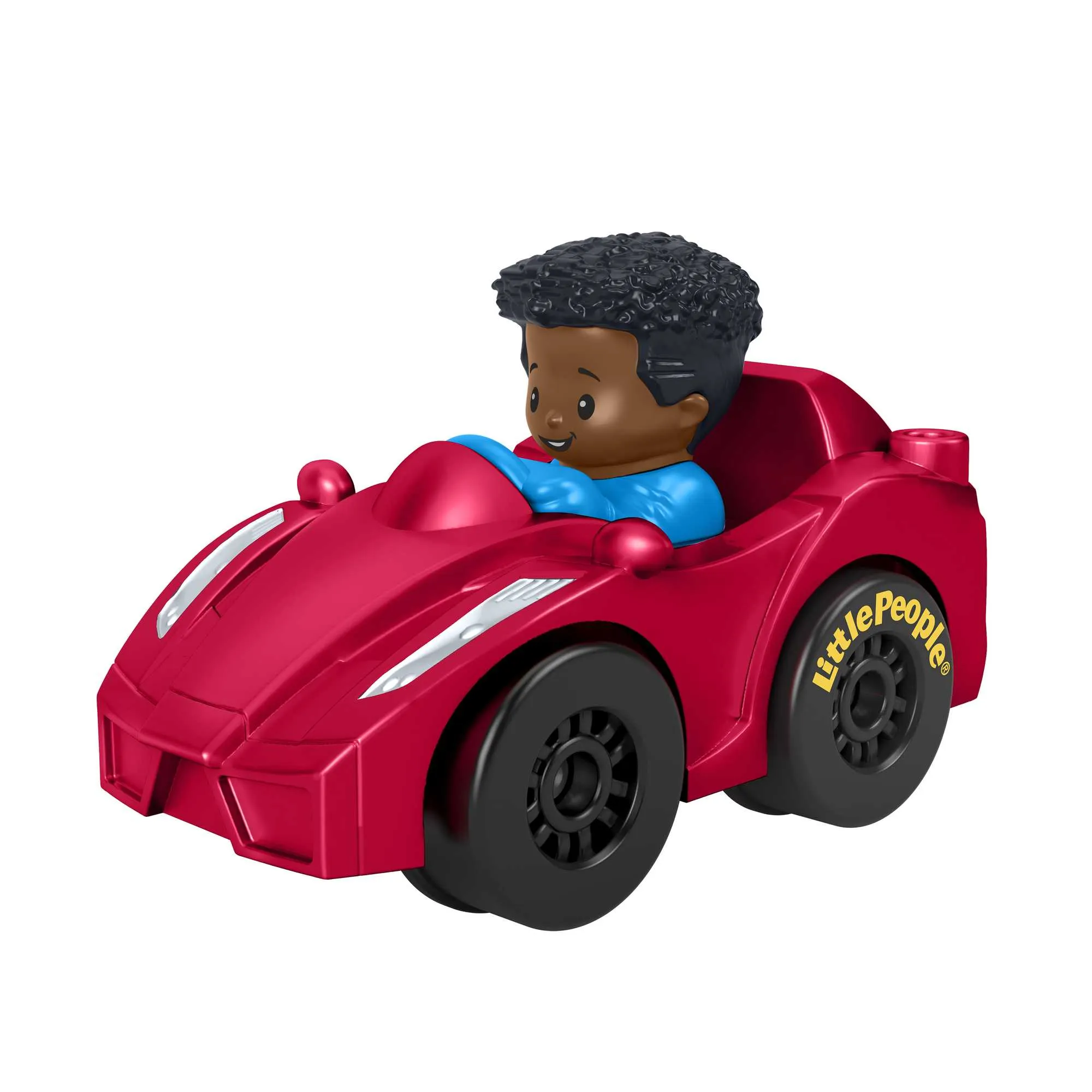 Little People Hot Wheels Juguete para Bebés Vehículo Wheelies Rojo