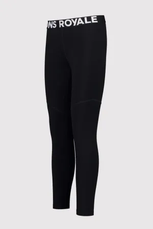 Mons Royale Women's Cascade Merino Flex 200 Legging Black