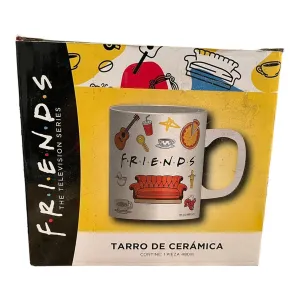 New Arrival Siglo 21 Taza Blanca Figuras Friends