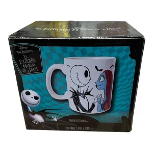 New Arrival Siglo 21 Taza Blanca Jack Y Sally El Extraño Mundo De Jack