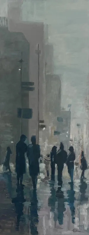 Pintura, "Tarde en New York"