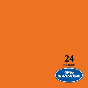 Savage Seamless Paper 7'- Orange #24